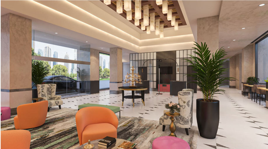 Lobby sitting area