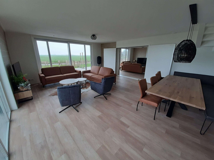 Living room 2, Lovely Villa on the Frisian Water, Littenseradiel