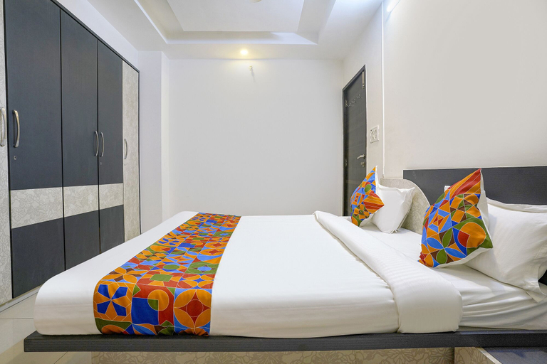 Bedroom 2, FabHotel Shree Balaji NX Banquets & Apartment, Thane
