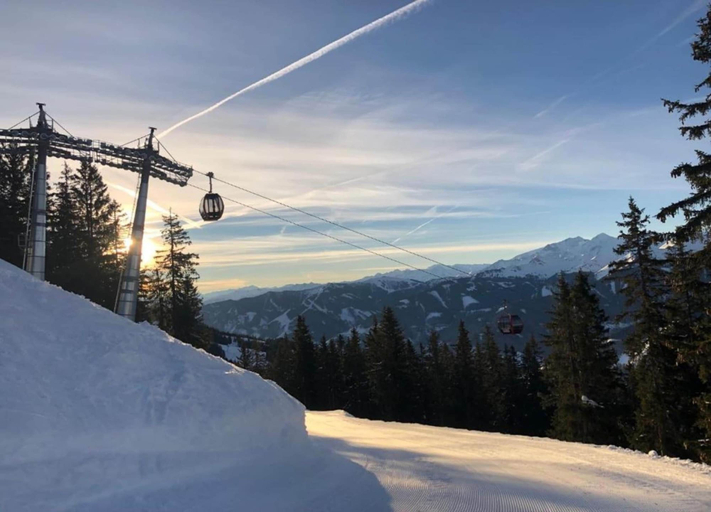 View from property 4, Studio in Saalbach Near Ski Slopes, Zell am See