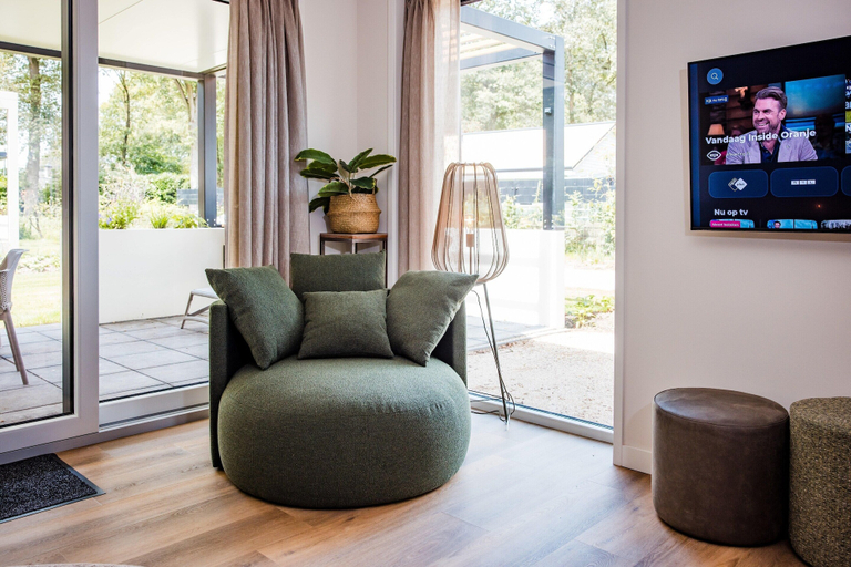 Living room, Poolside Escape With Sauna, Barneveld