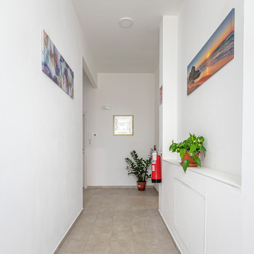 Interior entrance