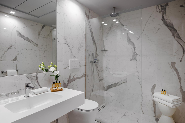 Bathroom, Hotel Maddalena, Rimini