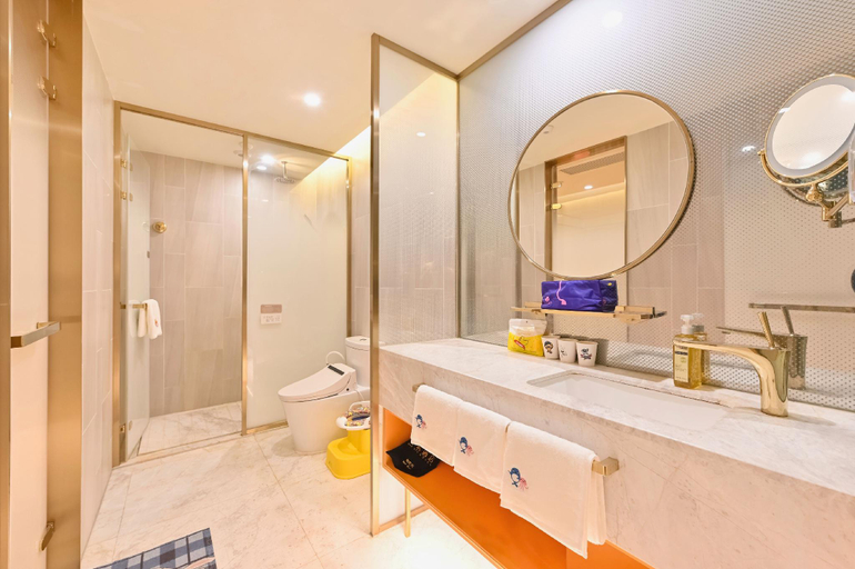 Bathroom 3, Manxin Hotel Beijing Guangqumen, Beijing