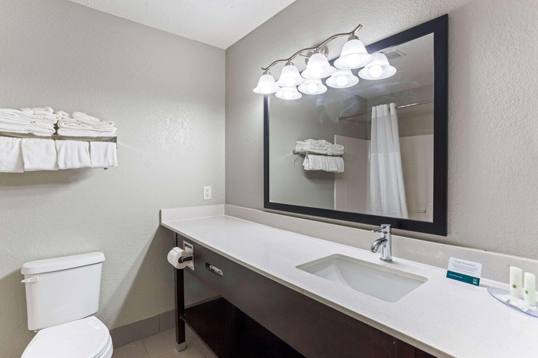 Bathroom 4, Quality Inn & Suites, Dubois