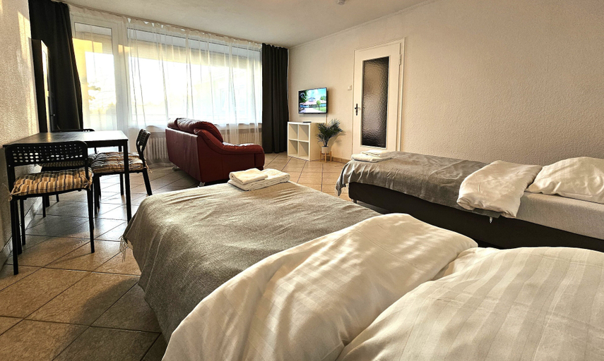 Bedroom 2, City Apartments, Rhein-Kreis Neuss