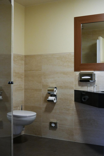 Bathroom 3, Hotel Blauer Engel, Erzgebirgskreis