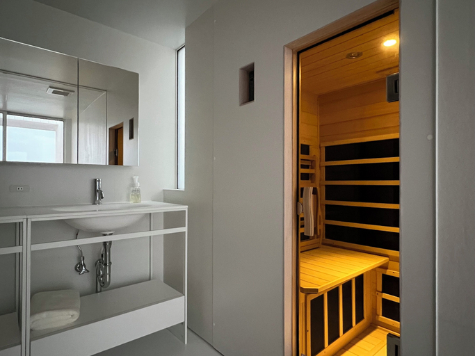 Bathroom 3, Cliff House MORAI, Ishikari