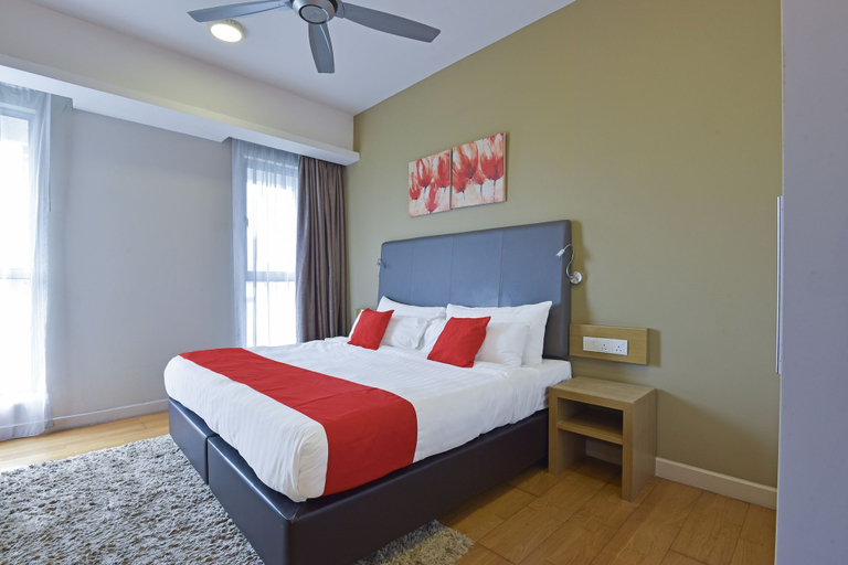 Bedroom 4, Hotel O Palette Bukit Bintang Formerly Suasana Suites, Kuala Lumpur