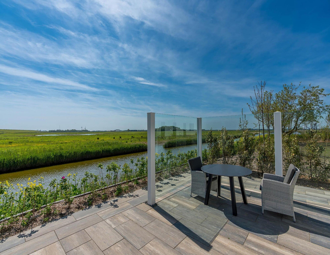 View from property 2, Energy-neutral Villa for 2 People, Texel
