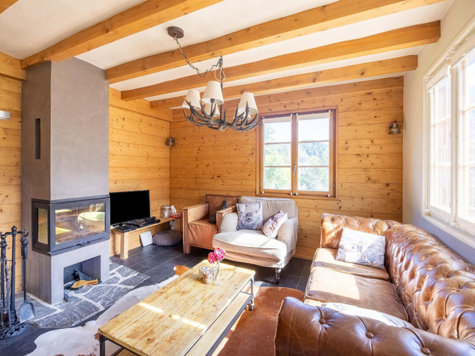 Living room 3, Chalet Verrel Near Aletsch Ski Gondolas, Goms