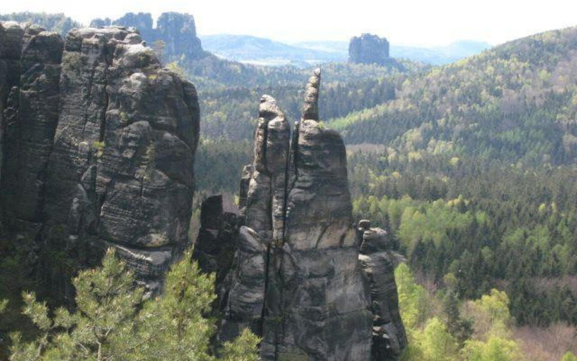 View from property 2, Ferienhaus in Lichtenhain, Sächsische Schweiz-Osterzgebirge