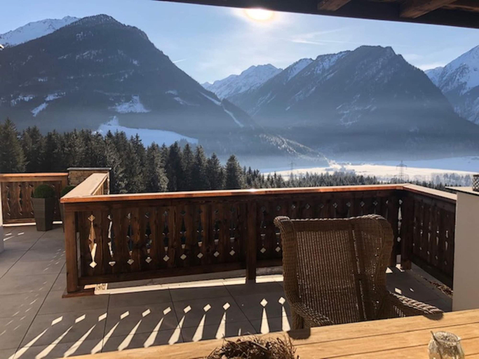 Balcony, Ornate Chalet in Neukirchen near Wildkogel Ski Arena, Zell am See