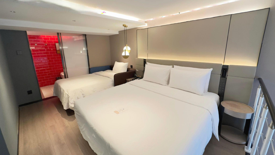 Bedroom 2, Atour S Hotel Beijing Shangdi Qinghe High-speed Railway Station, Beijing