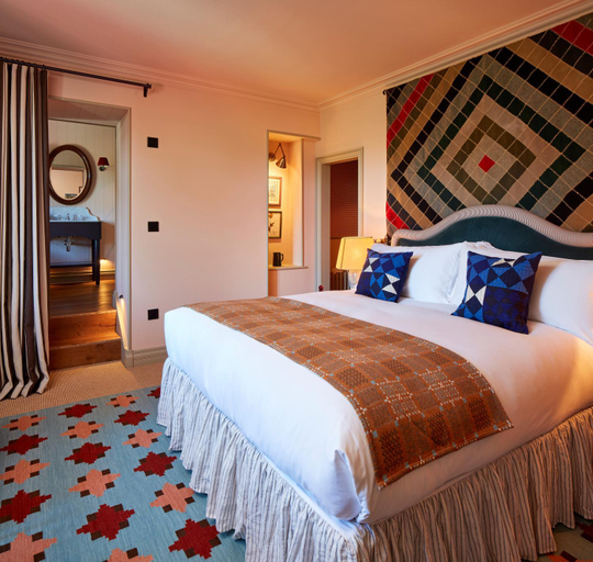 Bedroom 2, Penmaenuchaf Hotel, Gwynedd