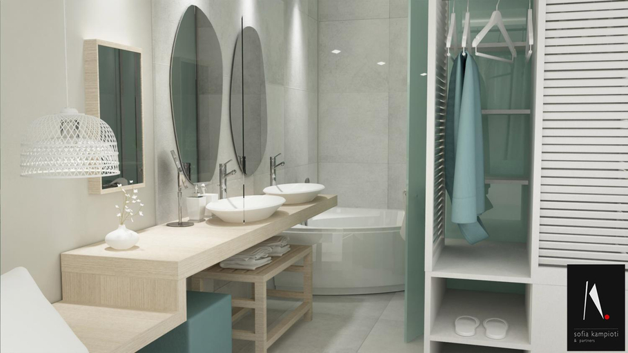 Bathroom, Selyria Resort, Ionian Islands