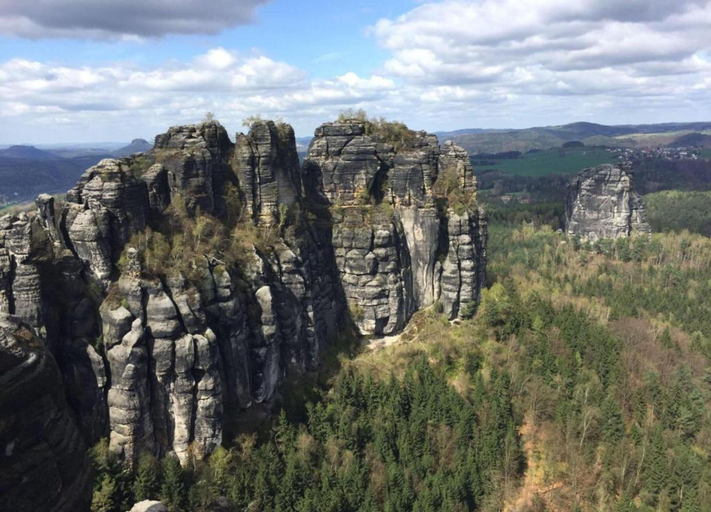 View from property 3, Ferienhaus in Lichtenhain, Sächsische Schweiz-Osterzgebirge