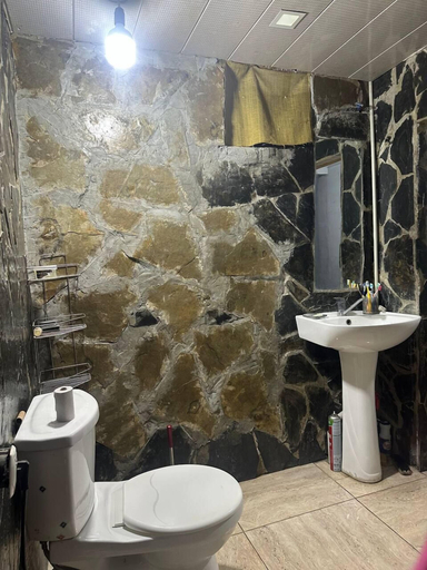 Bathroom, Qvis sakhli., Mestia