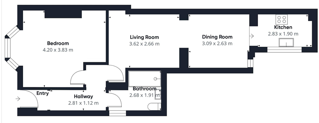 Room 2, Host Stay Holmwood, North Yorkshire