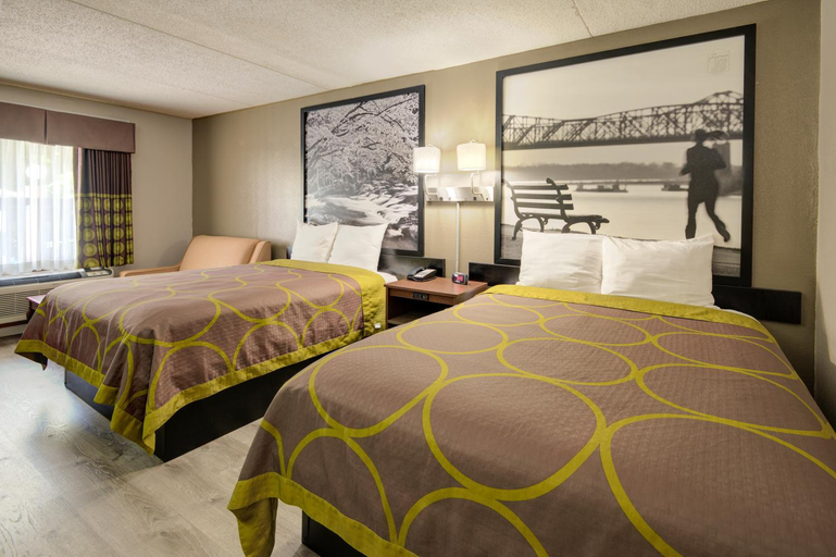 Bedroom 3, Super 8 By Wyndham Knoxville West/Farragut, Knox