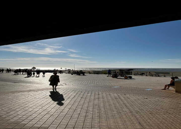 View from property 3, Charming Apartment Near the Beach, West-Vlaanderen