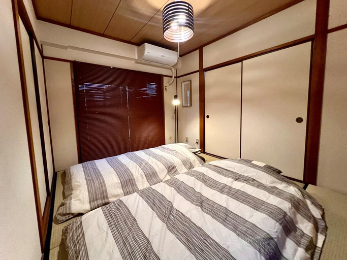 Bedroom 2, [TABINE802] 1min walk to Station Prime Location, Kumamoto