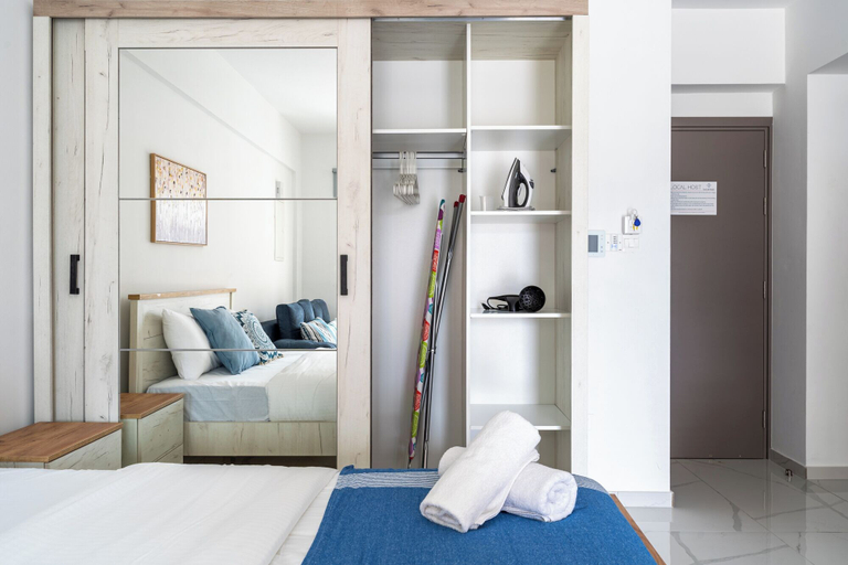 Bedroom, Sunny Side Studio W-Terrace Larnaca, Larnaca