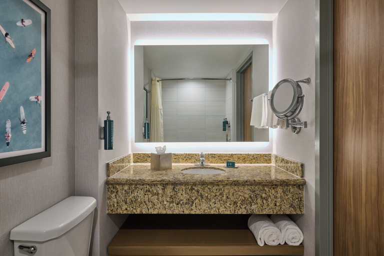 Bathroom 5, Hotel Zessa Orange County Airport, a DoubleTree by Hilton, Orange