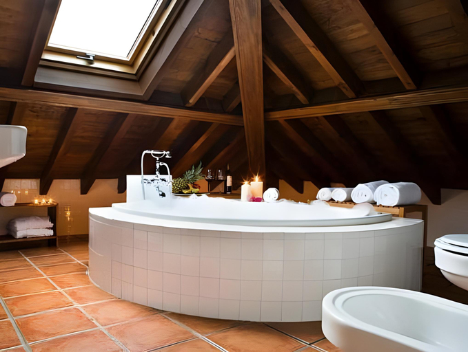 Bathroom 4, Casona del Nansa, Cantabria