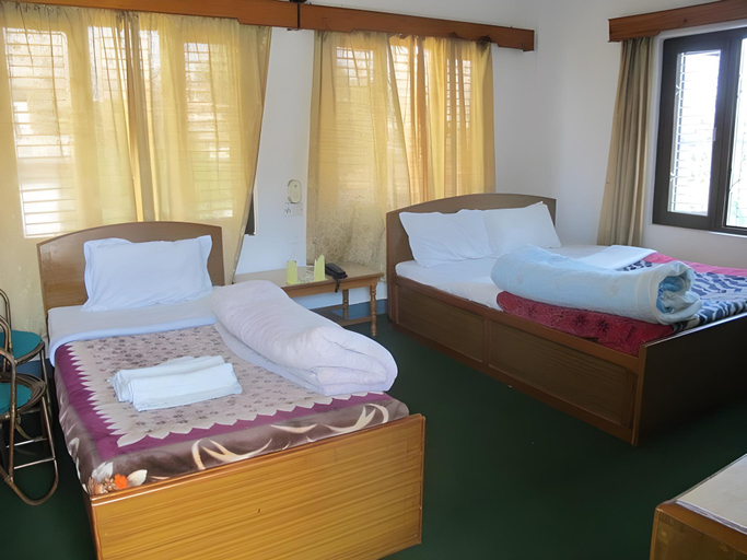 Bedroom 4, Hotel Green Park, Gandaki