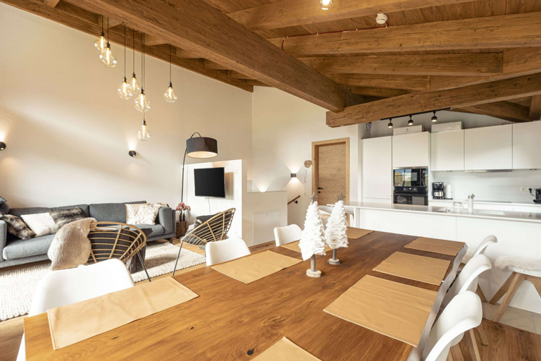 Living area 2, Superior Ferienhaus # 3B mit Sauna, Zell am See