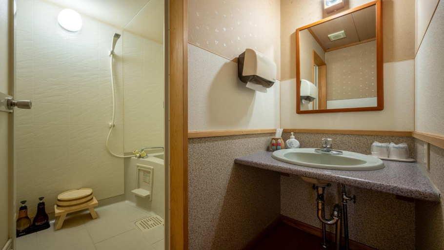 Bathroom 3, Zao Onsen Ryokan Kinosato, Yamagata