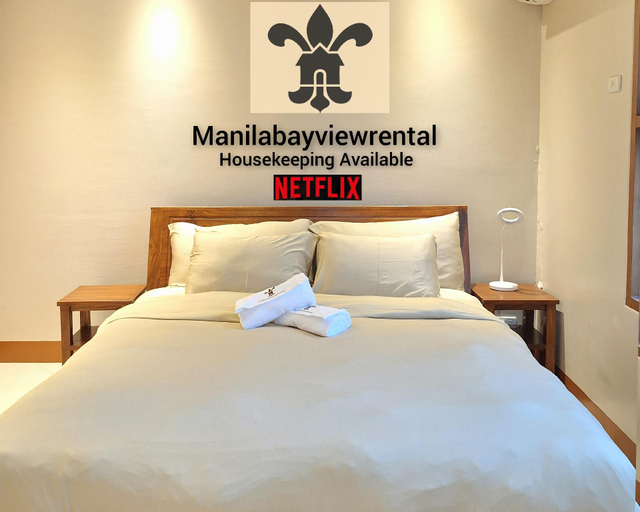 Bedroom 3, STAYLUXIA - MANILABAYVIEW - Luxury and Superior Suites with, Balcony -except Studios- Pool, Netflix , Manila City