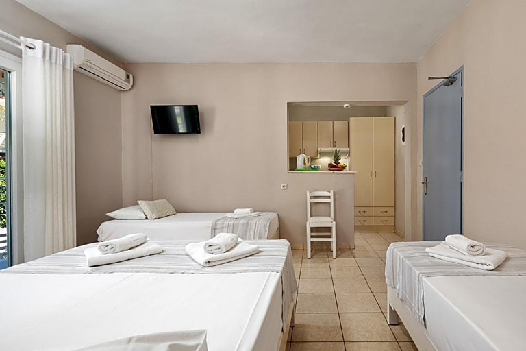 Bedroom 3, Bella Vista Beach Hotel, Ionian Islands