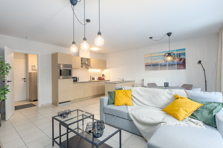 Living room 2, One-bedroom Apartment by the sea, West-Vlaanderen