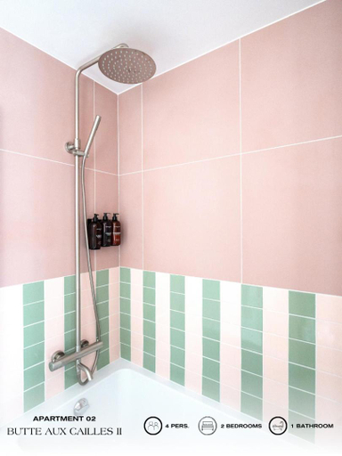 Bathroom 3, Beauquartier - Butte aux Cailles II, Paris