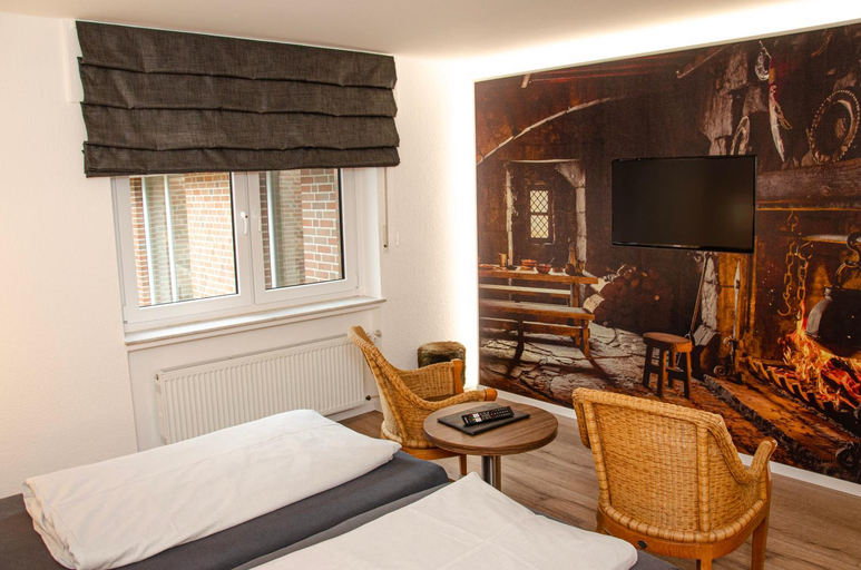Bedroom 3, Hotel Up de Birke, Steinfurt