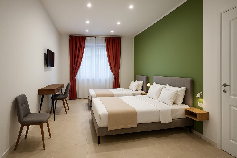 Bedroom 3, 4 Seasons Roma Trastevere, Rome