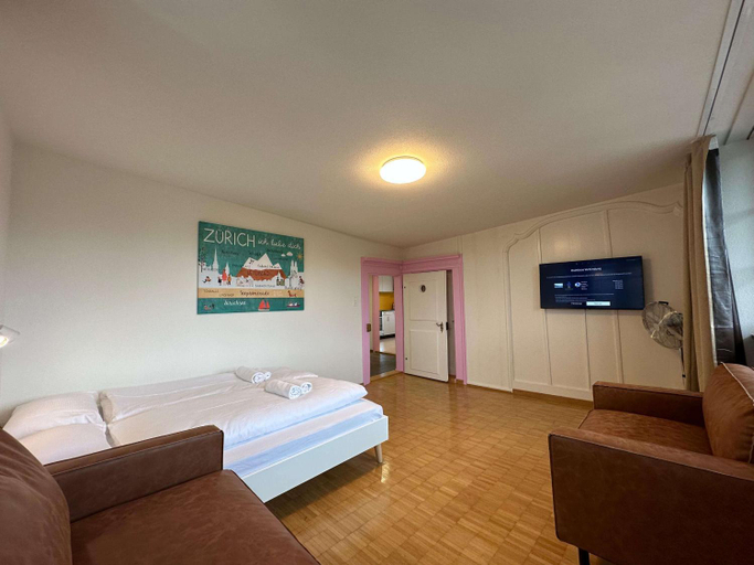 Bedroom 2, HITrental Limmatquai Apartment, Zürich