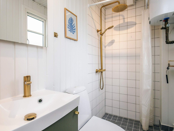Bathroom, Holiday Home in Hals, Aalborg