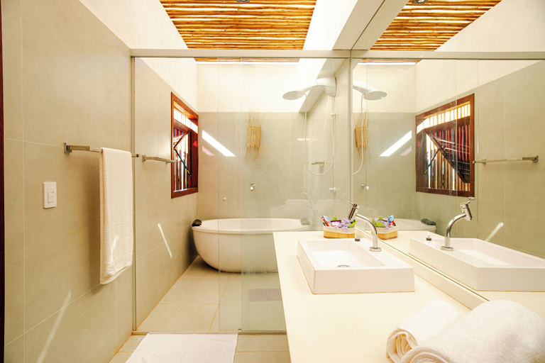 Bathroom 4, Santa Maria Inn, São Miguel de Touros