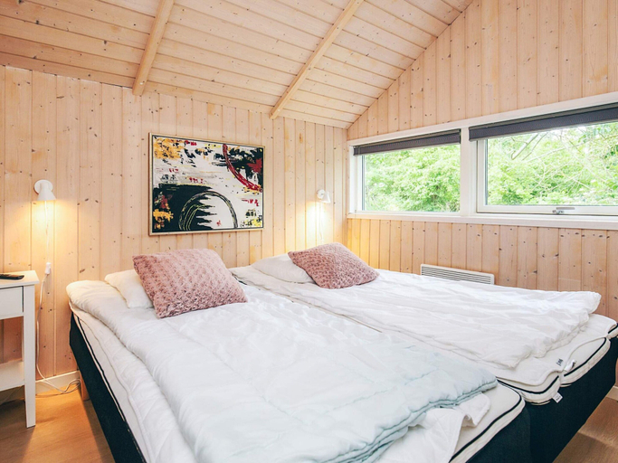 Bedroom 2, 4 Star Holiday Home in Asaa, Brønderslev