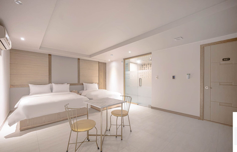 Bedroom, Zzam Hotel, Jeonju