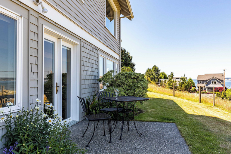 Exterior & Views 2, Private Beach Access + Water Views! Sleeps 18, Historic 6bdr Farmhouse w/ Deck, Island