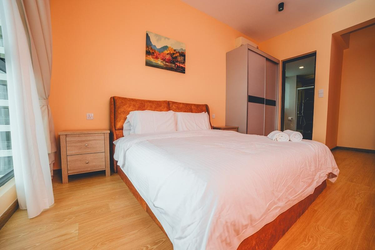 Bedroom 3, Danga Bay Pastel Hideout 3BR 7 pax Balcony View, Johor Bahru