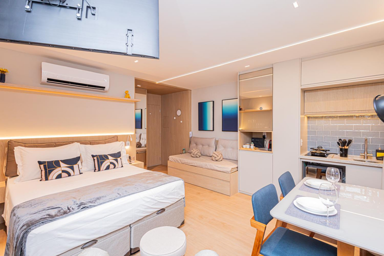 Bedroom 2, Studios Maxx Itaim - Homax, São Paulo