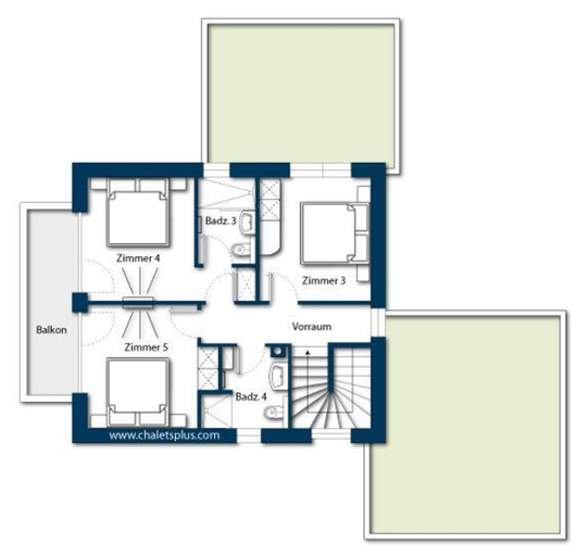 Floor plan 3, Comfy Chalet in Neukirchen near Wildkogel Ski Arena, Zell am See