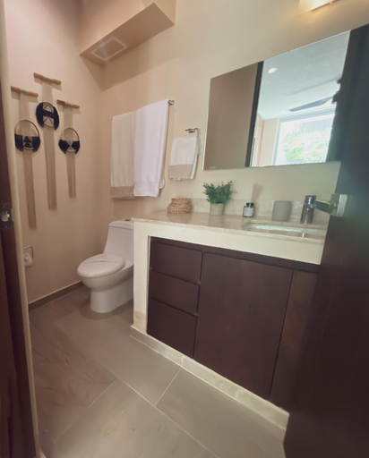 Bathroom, Fully Equipped 2BR2Bath wPrivate Pool in La Veleta, Cozumel