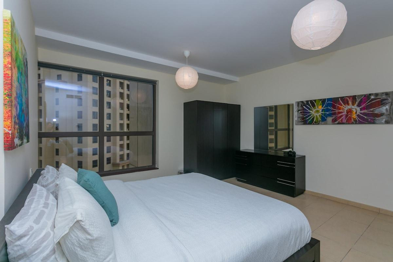 Bedroom 3, Stylish JBR Apartment – Steps from the Beach, Dubai