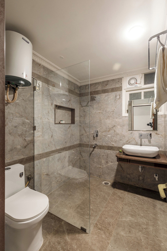Bathroom 3, Emerald Apartments by Red Olive, Bangalore